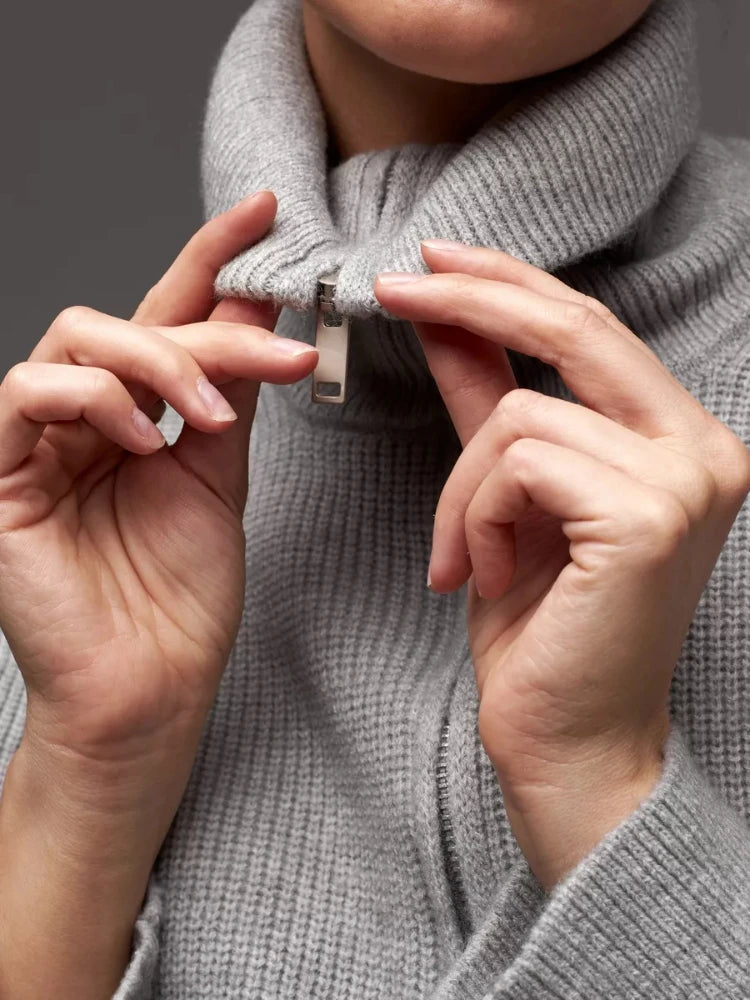 Kora Zip Knit Sweater
